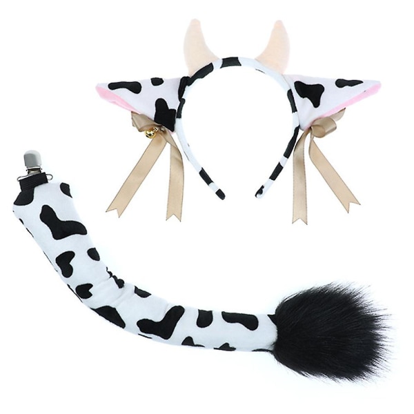 Cow Cosplay Accessories - Cow ører og halesett