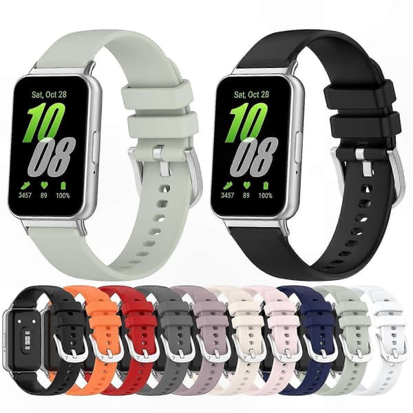 Blød silikone erstatningsrem til fitness-tracker-kompatible enheder Light pink