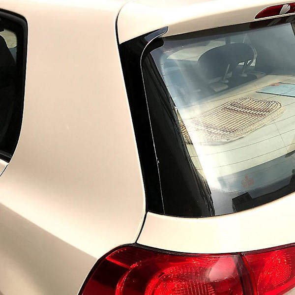 Blank spoiler bakre fönster sida vinge tak för Golf 6 Golf Mk6 glänsande svart