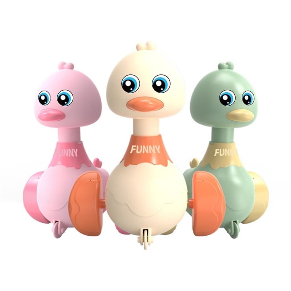 Baby Toy Duck Figur Presenter Tryck och gå med ljud Animal Educational Toy
