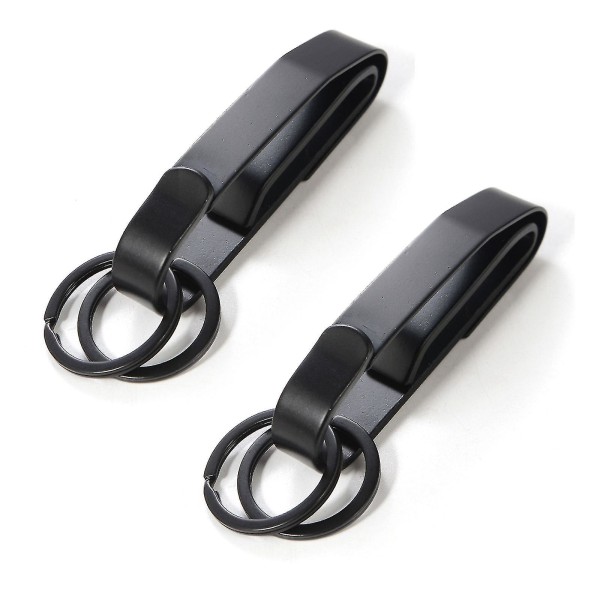 2pack Tactical Stealth Key Ring Holder Special For Police And Fire Agencies Duty Belt,double Side Quick Release Key Holder With Detachable Keyring