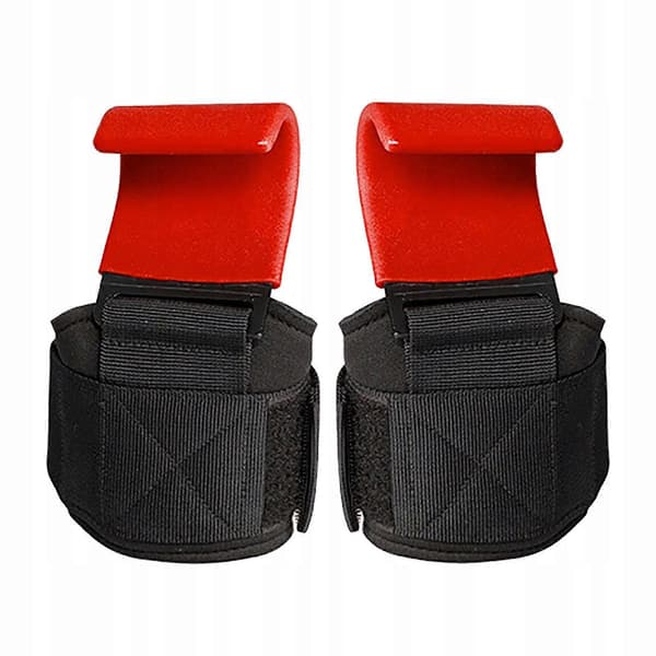 2x Kraftige vektløfterkroker med håndleddsstropper