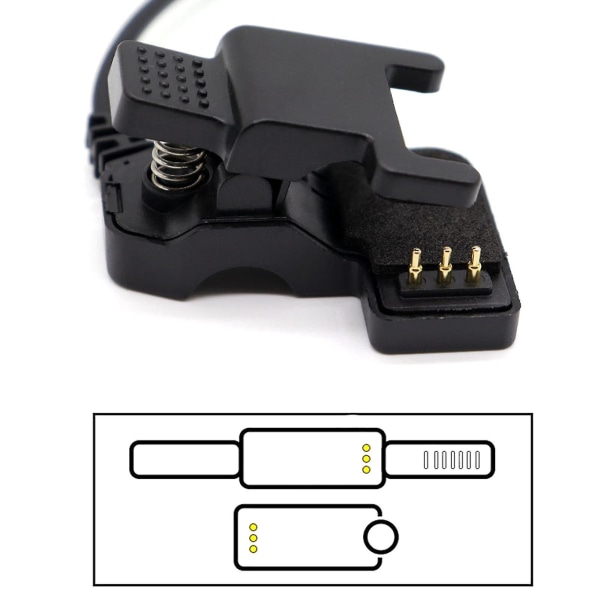 For Smart Watch-oplader Universal Usb 5v Opladekabel Oplader Clip Til Tw64