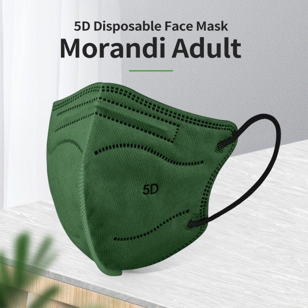 10 STK Aldults 5D Mask Color Outdoor Prevention Mask Ansigtsmasker