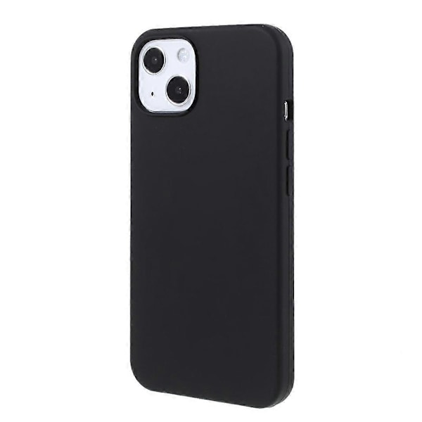 Skal för iPhone 15 Solid Silikon Stötsäkert Telefonskal Black Black