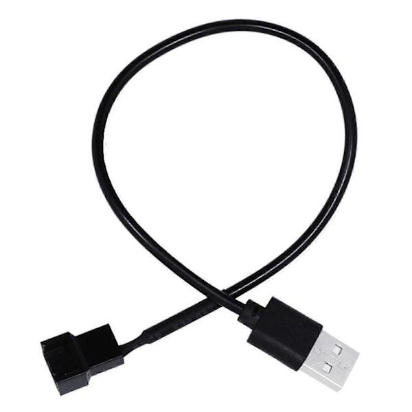 USB til 4-bens hun-adapterkabel til 5V PC-blæserstrøm