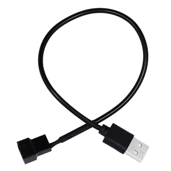 USB till 4-stifts honadapterkabel för 5V PC-fläktström