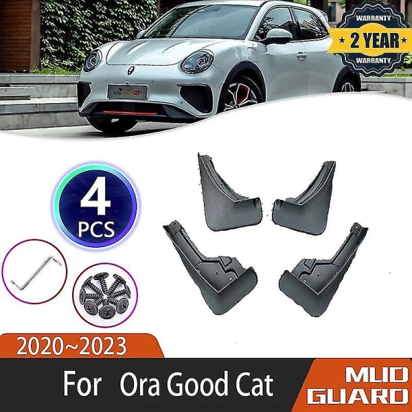 Bilskjermer for Great Wall Ora Good Cat Funky Cat Haomao 2020~2023 ES11 Bilskjermer Mud Guard Flaps Splash Flap Fender Tilbehør