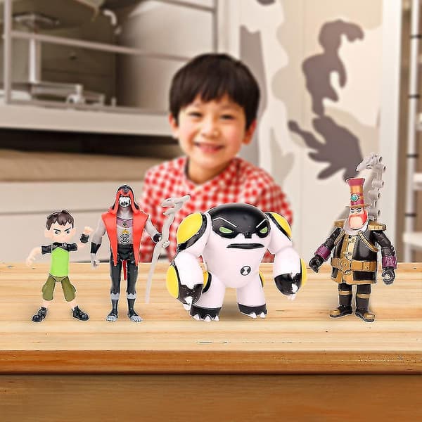 \"ben 10 Rustbucket Figur Bundle (1.18\"\"-4.72\"\") Figurer Legetøj 9stk/sæt\"