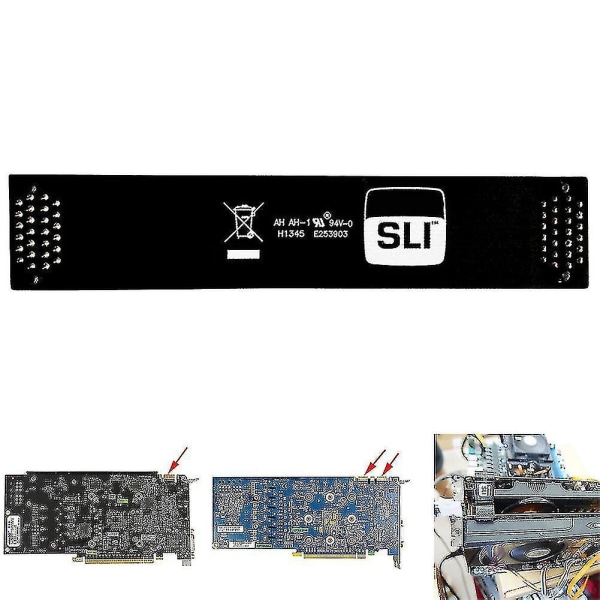 Sinknap High Speed Grafikkort Anslutningsadapter Sli Bryggadapter För Gtx1070/1080