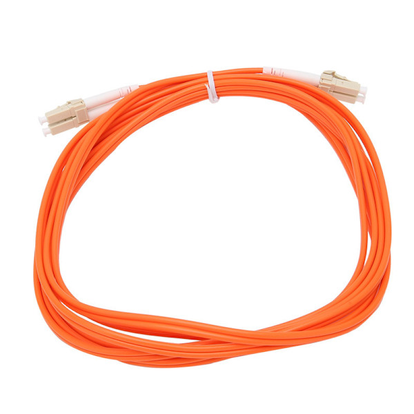 Optical Cable Multi-Mode Dual-Core LC/UPC Optical Fiber for Data Transmission. size 0.1