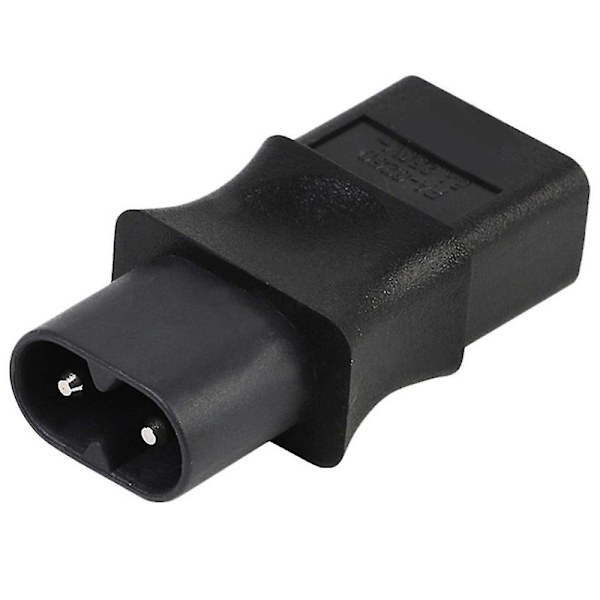 2 STK 2-Pin Iec 320 C8 han til Iec 320 C9 hun AC-adapter 6A/250V industriel strømomformer