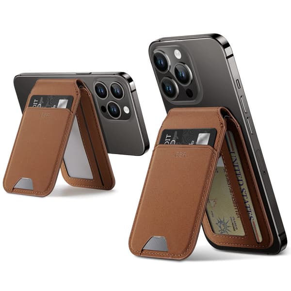 Compatible with MagSafe Wallet, iPhone Wallet with Adjustable Stand, Suitable for iPhone 16/15/14/13/12 Series 0.1
