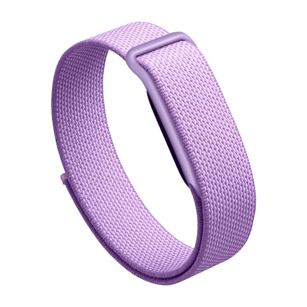 Urrem til Google Fitbit Air, vævet nylonudskiftningsrem Purple