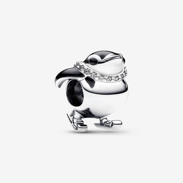 Pandora - Ski Penguin Charm - Sterling Silver