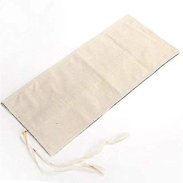 Kreativt lærred rul op blyant etui stor kapacitet pen blyant pung holder farveblyanter wrap brevpapir etui blyant arrangør til studerende kunstner trav