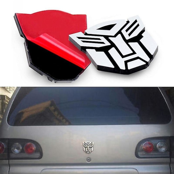 3d Logo Protector Autobot Transformers Emblem Badge Grafik Decal Bil Sticker Decepticons