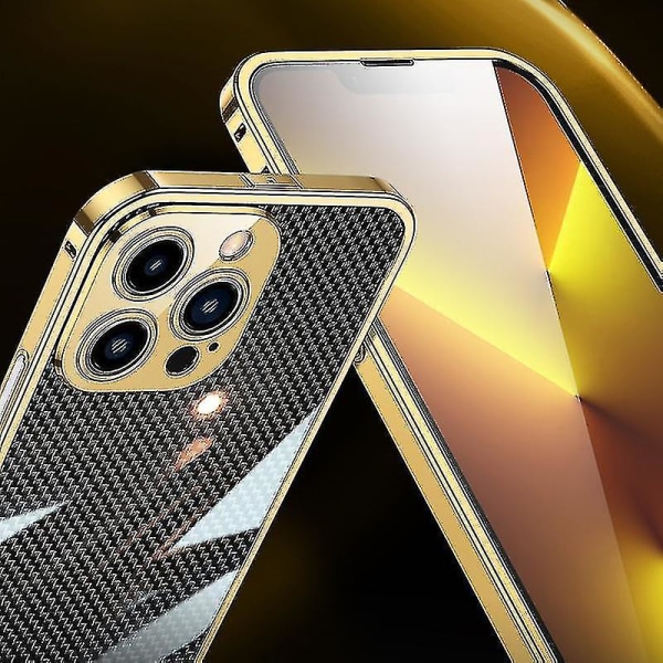 Deksel i karbonloddet rustfritt stål til Iphone 13 Pro Max