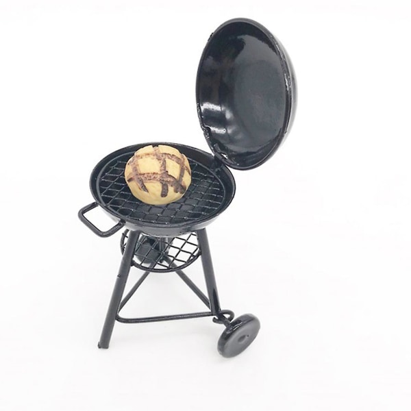 Falske grillmodeller Mini hus grill dekoration mininatur grill værktøj mini grill ovn model