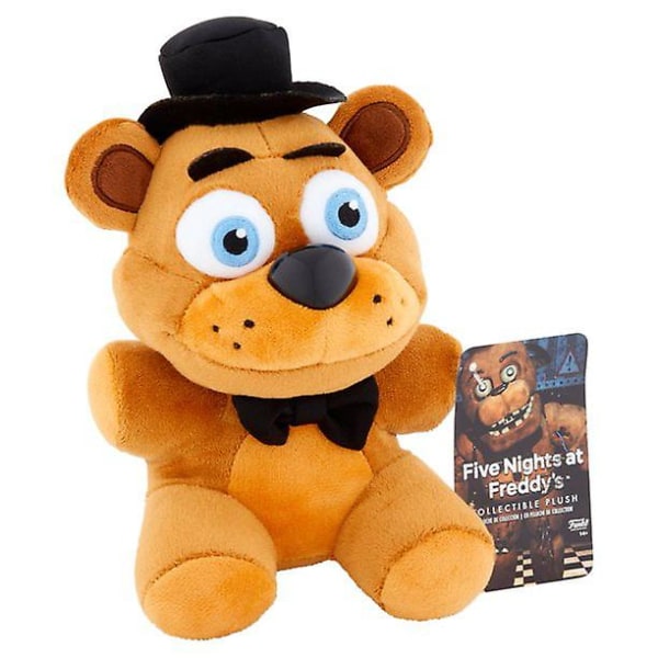 9,8"/25 cm yndigt legetøj Freddy Plys Fazbear Legetøj Fem nætter hos Freddy's Golden Bear Mareridt Cupcake Foxy Balloon Boy