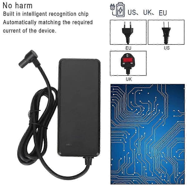 54,6V 2A Oplader til 4 Ultra/4 Pro 2. generations elektrisk scooter Oplader Adapter Strømtilbehør EU Stik