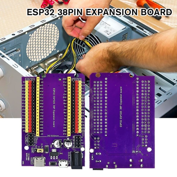 ESP32 Breakout Board -laajennuskortti ESP32 38pin moduuliliitin AdapteV3:lle