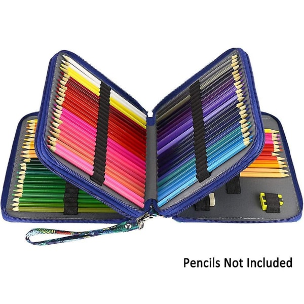 127 spor Farget blyanthus Oxford stoffpennetui med rom Blyantholder for akvarellblyanter shape1