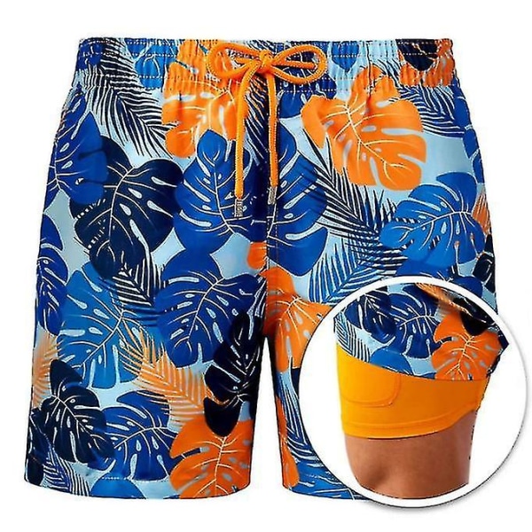 Badebukse for menn Compression Liner Quick Dry Swimwear Swim Shorts