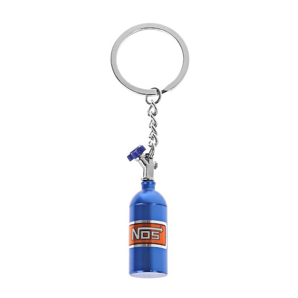 Mode Metal Nøglering Bilnøgleholder Keyfob Til NOS Turbo Nitrgen Flaske Bilstylning