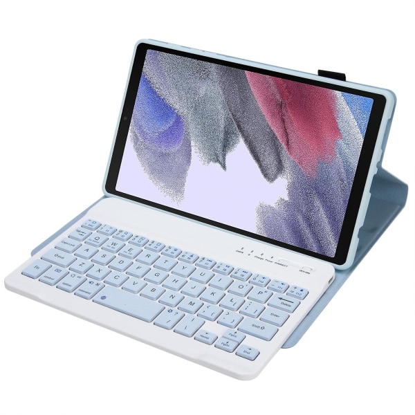 Näppäimistö+ case Samsung Galaxy Tab A7 Lite 8.7 T220 / T225:lle White Ice Orchid