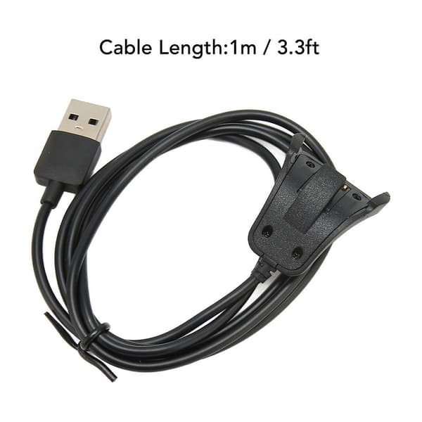 TomTom Ur-oplader, 1 m USB-ladekabel til Runner2 og Adventurer, Sort