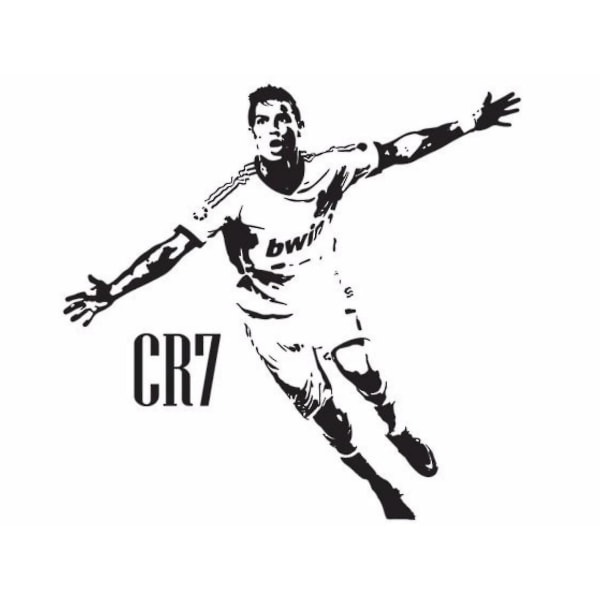 Ronaldo Fotballstjerne Rom Veggklistremerker Veggklistremerker 57x65cm