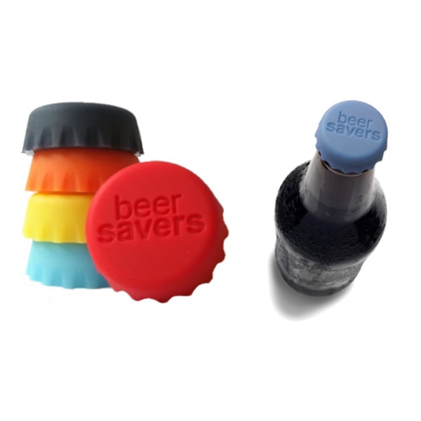 4x Beer saver for beer lovers Red