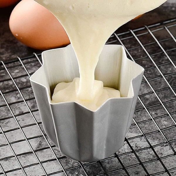 Pandoro-form, ottekantet bageform, pandoro-kageform, slip-let mousse-ostekakeform, anode dyb