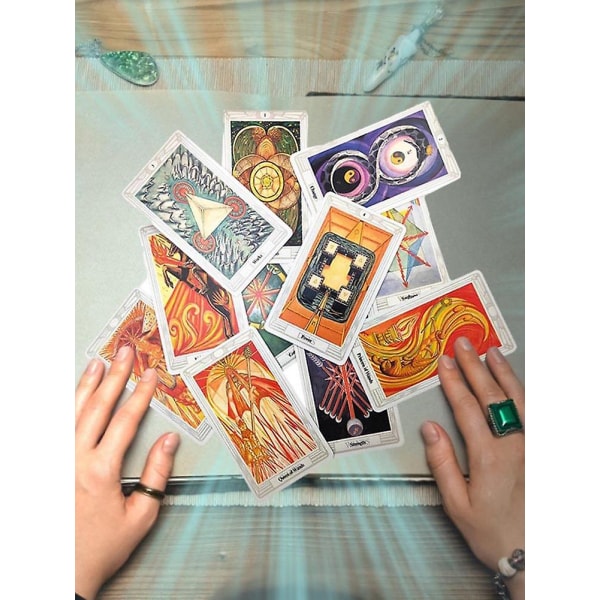 78 st alester crowley thoth tarot kortlek kort brädspel palying kort för partyspel