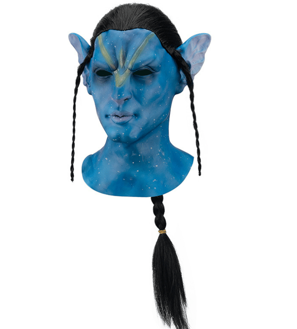 Halloween maske latex hodeplagg lysende samme Avatar