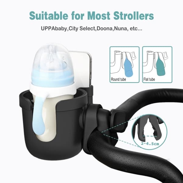 Stroller Cup Holder, Bicycle Cup Holder for Drinks B