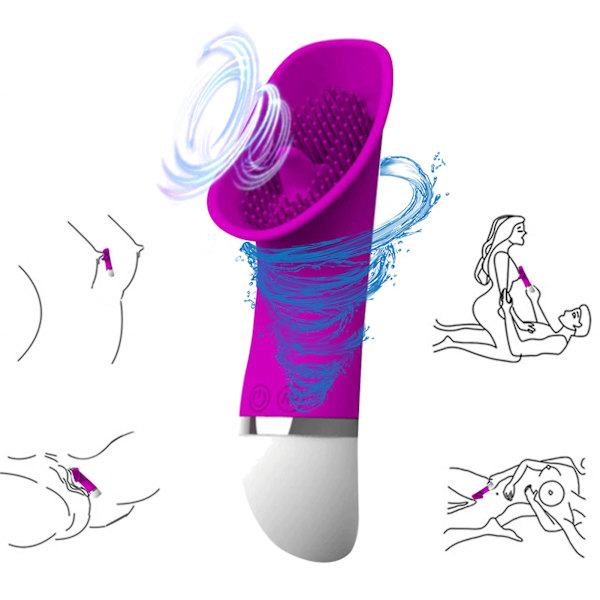 Multifunktionel brystsukker og kusse-massager - lav støj sexlegetøj til kvinder