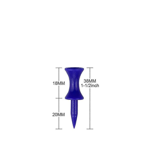 Okrossbara Golf-Tees i Plast, 100-pack