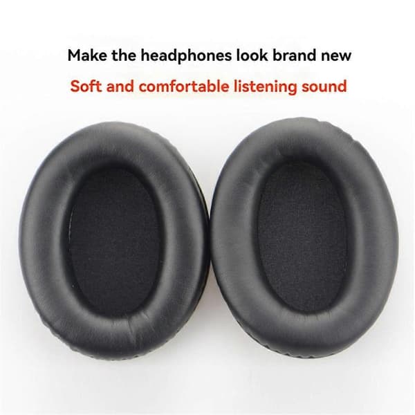 Ersättningsöronkuddar för HyperX Cloud2 Flight S Alpha S Hörlurar Memory Foam Öronkuddar Proteinläder