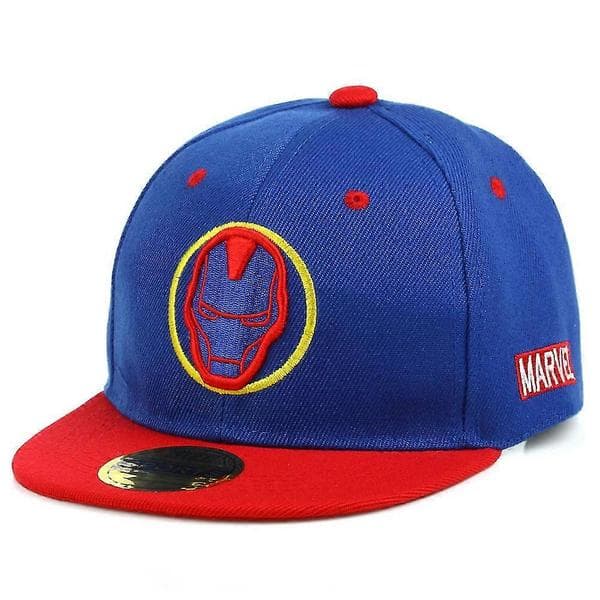 Barn Pojkar Flickor Keps Snapback Hatt Blue