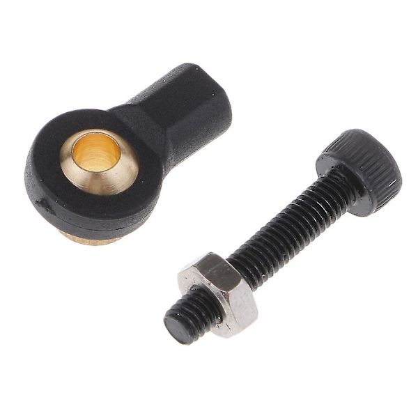 10 stk M3 metallkulehodeholder stangende kuleledd for Rc-bil 3xh6xl20mmxm3