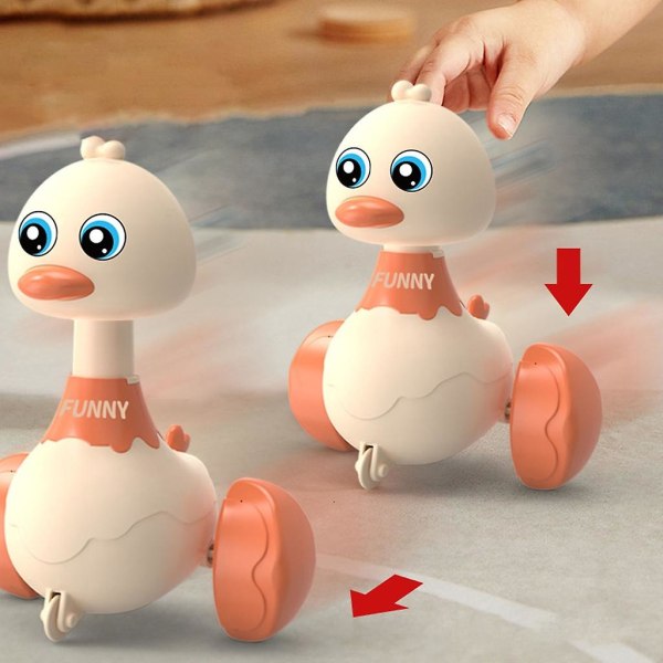 Baby Legetøj And Figur Gaver Tryk og gå med lyd dyrepædagogisk legetøj