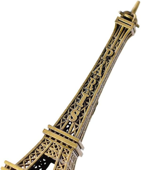 Eiffeltårnsmodel - 32 cm Eiffeltårnsmetalstatue Eiffeltårnsfigur til souvenirs