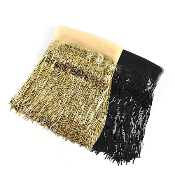 10 meter paljetttofs Spetsdekorationsmaterial TRANSPARENT Transparent Transparent 10Yards-10Yards
