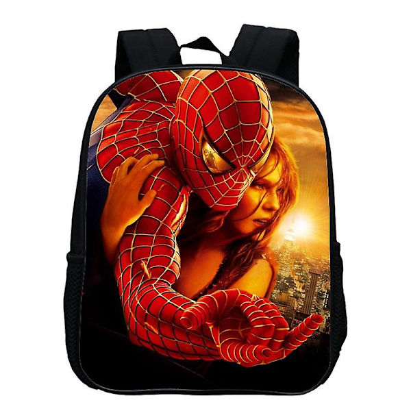 3d pojks skolväska barn skolväskor pojke Spiderman skolryggsäck 2-6 år gammal ryggsäck axelväska backpack 06