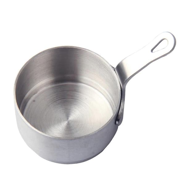 Sauskopp i rustfritt stål 50 ml Mini dyppeskål 55 mm diameter