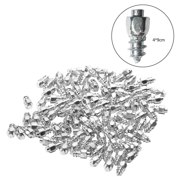 100pcs Bicycle Tire Studs Snow Spikes Anti-slip Screw Tire Spikes( Size : A )