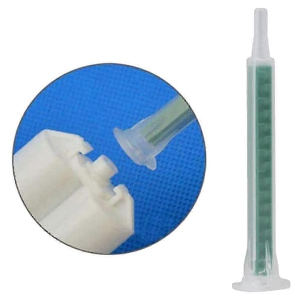 40-pack Epoxystatiska Blandningsmunstycken för 50 ml Patroner 1:1/1:2 Förhållande 16 Element