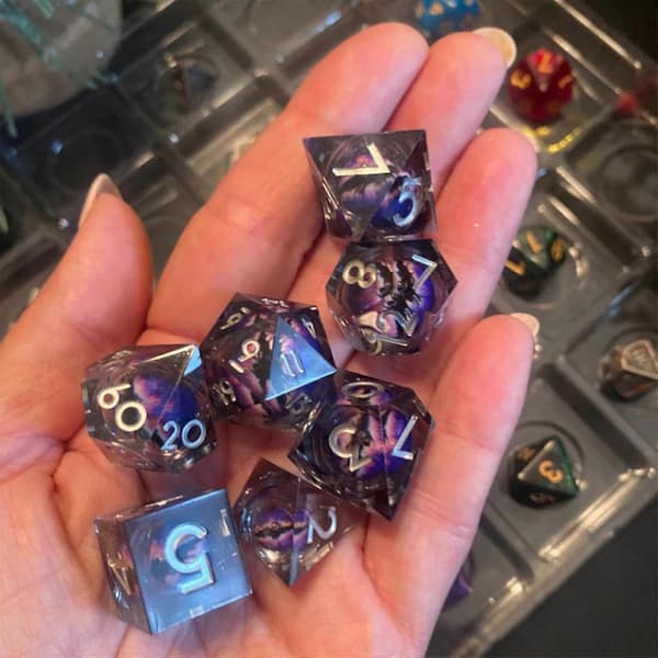 Adventskalender Dungeons & Dragons Adventskalender Tilfældige Polyhedriske Terninger